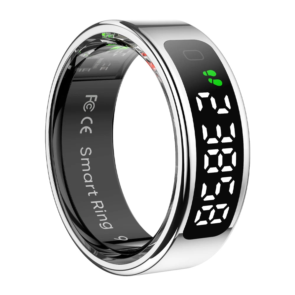 COLMI R12 Smart Ring with Display Screen and Touch, Health Manager, Wireless Charging