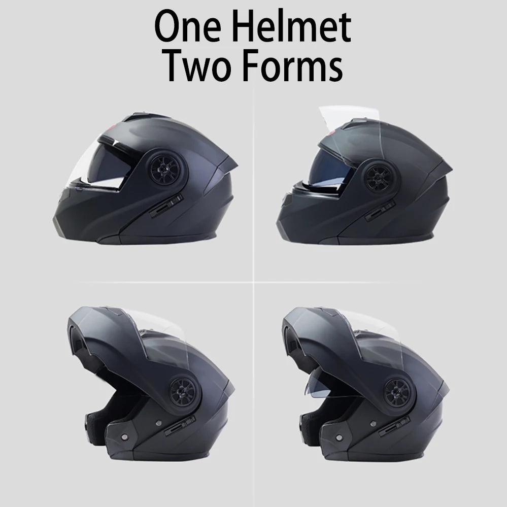 BLD Personalized Motorcycle Full Face Helmet Dual Lens Helmets