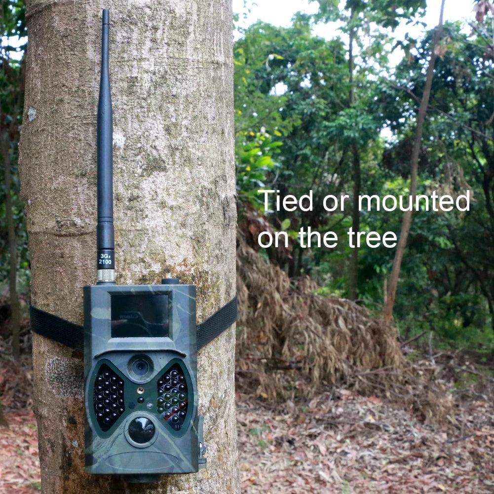 16MP Night Vision Hunting Trail Camera 2G MMS SMS SMTP HC300M Celluar Waterproof  Wildcamera