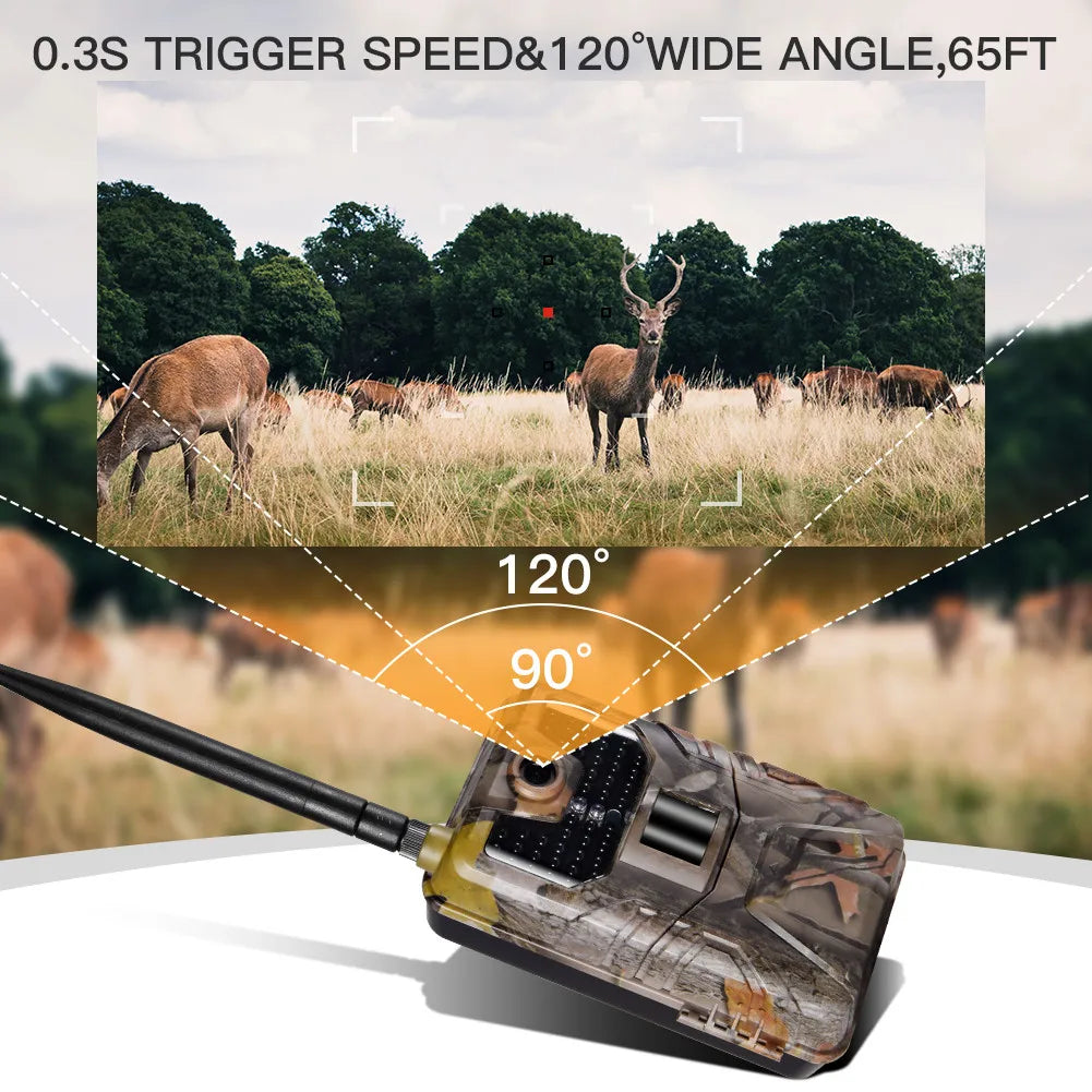 2G MMS SMTP Trail Camera Email Wildlife Hunting Cameras  Night Vision Photo Trap