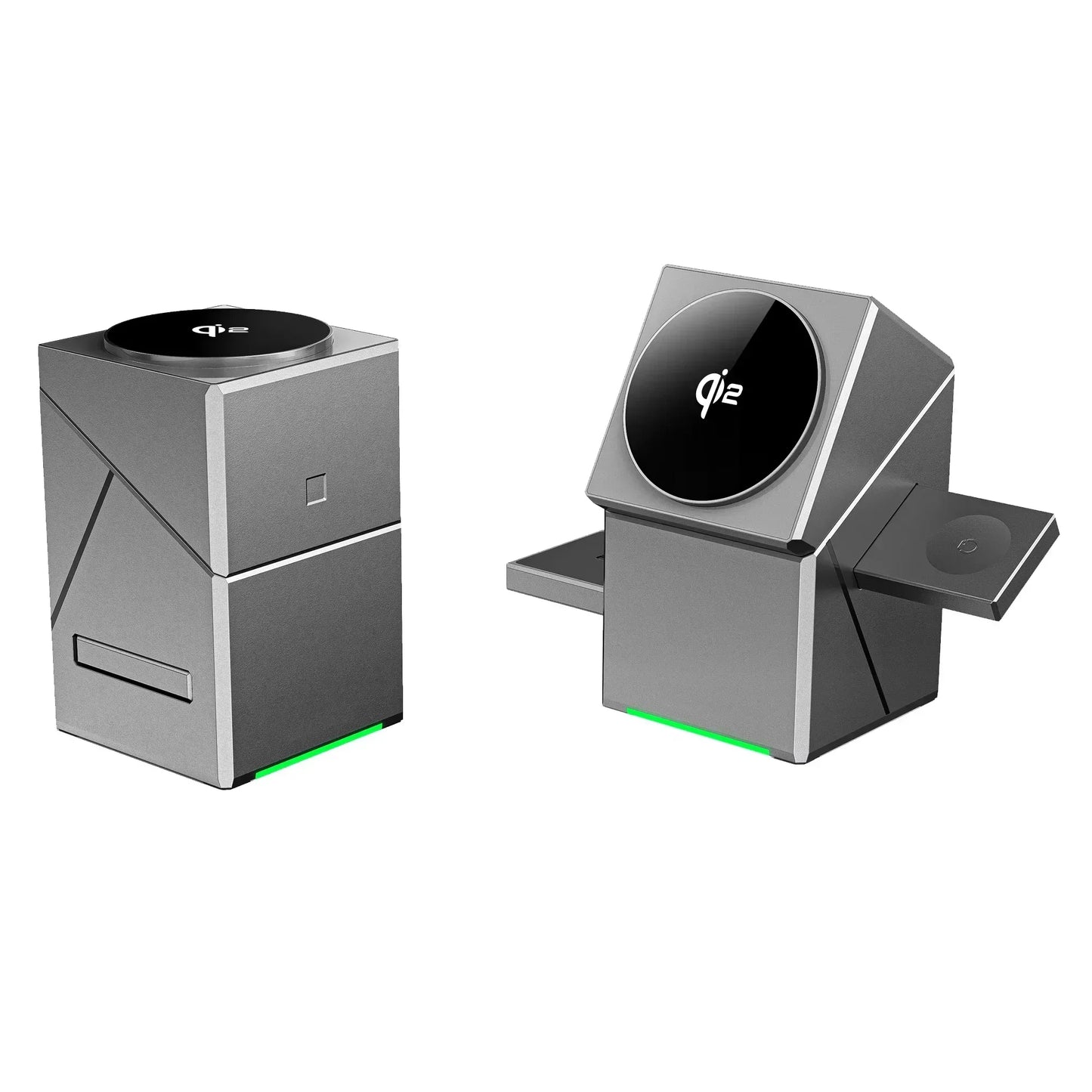 3-in-1 Wireless Charger with Auto-Rotating Dock for IPhone