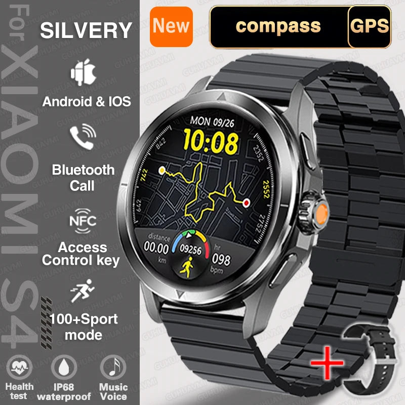 2025 New For Xiaomi S4 Ultra Sports Smart Watch Men