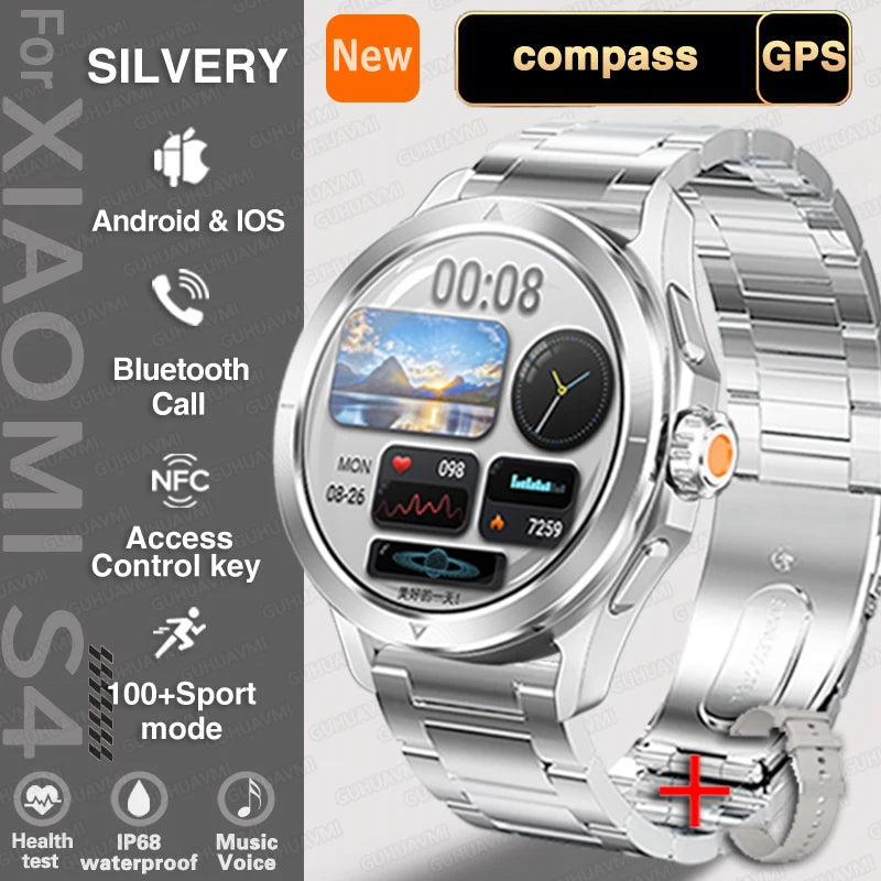 2025 New For Xiaomi S4 Ultra Sports Smart Watch Men