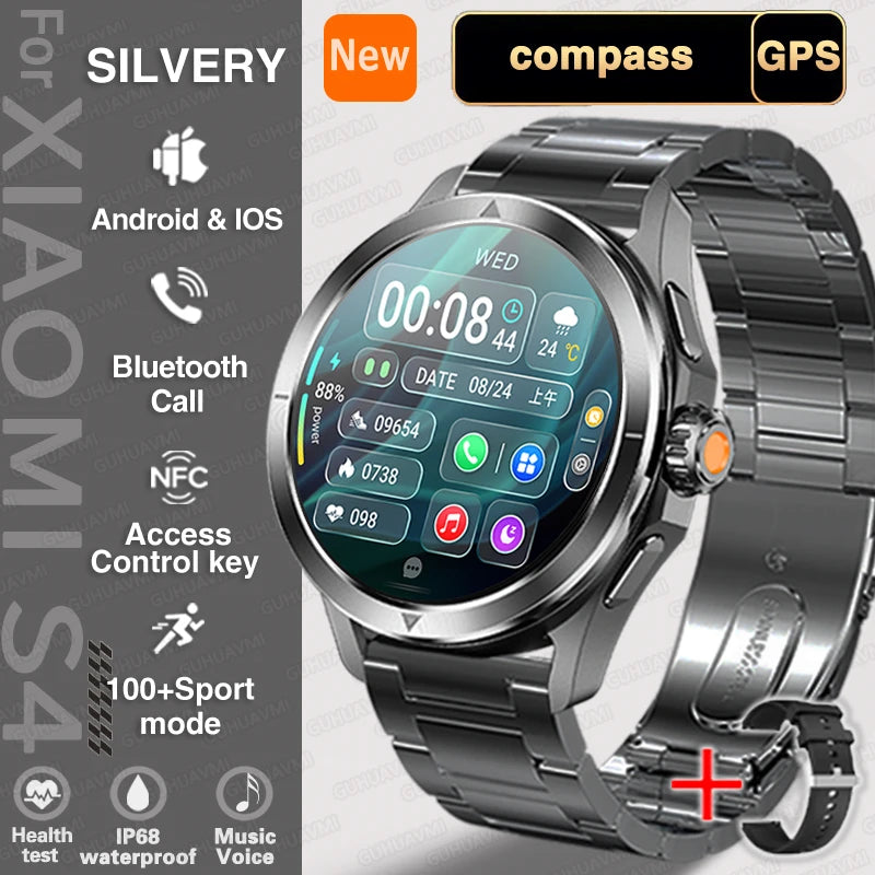 2025 New For Xiaomi S4 Ultra Sports Smart Watch Men
