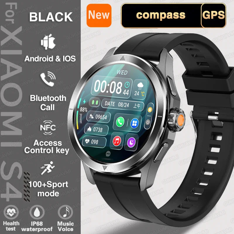 2025 New For Xiaomi S4 Ultra Sports Smart Watch Men