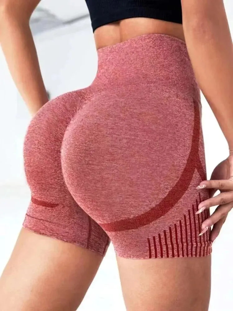 Women Yoga Shorts High Waist Workout Shorts Fitness Yoga Lift Butt Fitness short