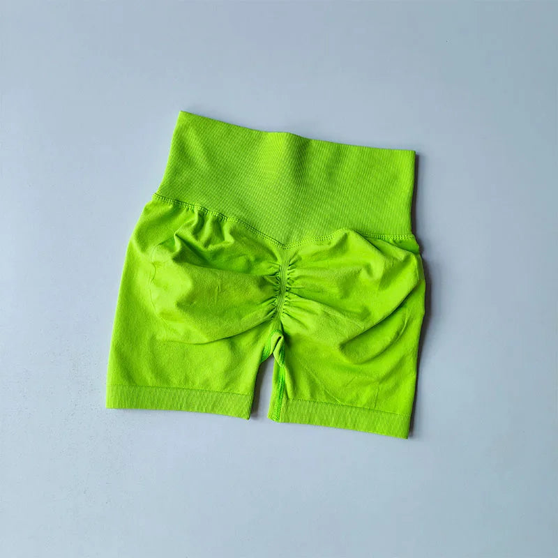 Peach Hip Lifting Sports Shorts Women High Waist and Waist Tightening