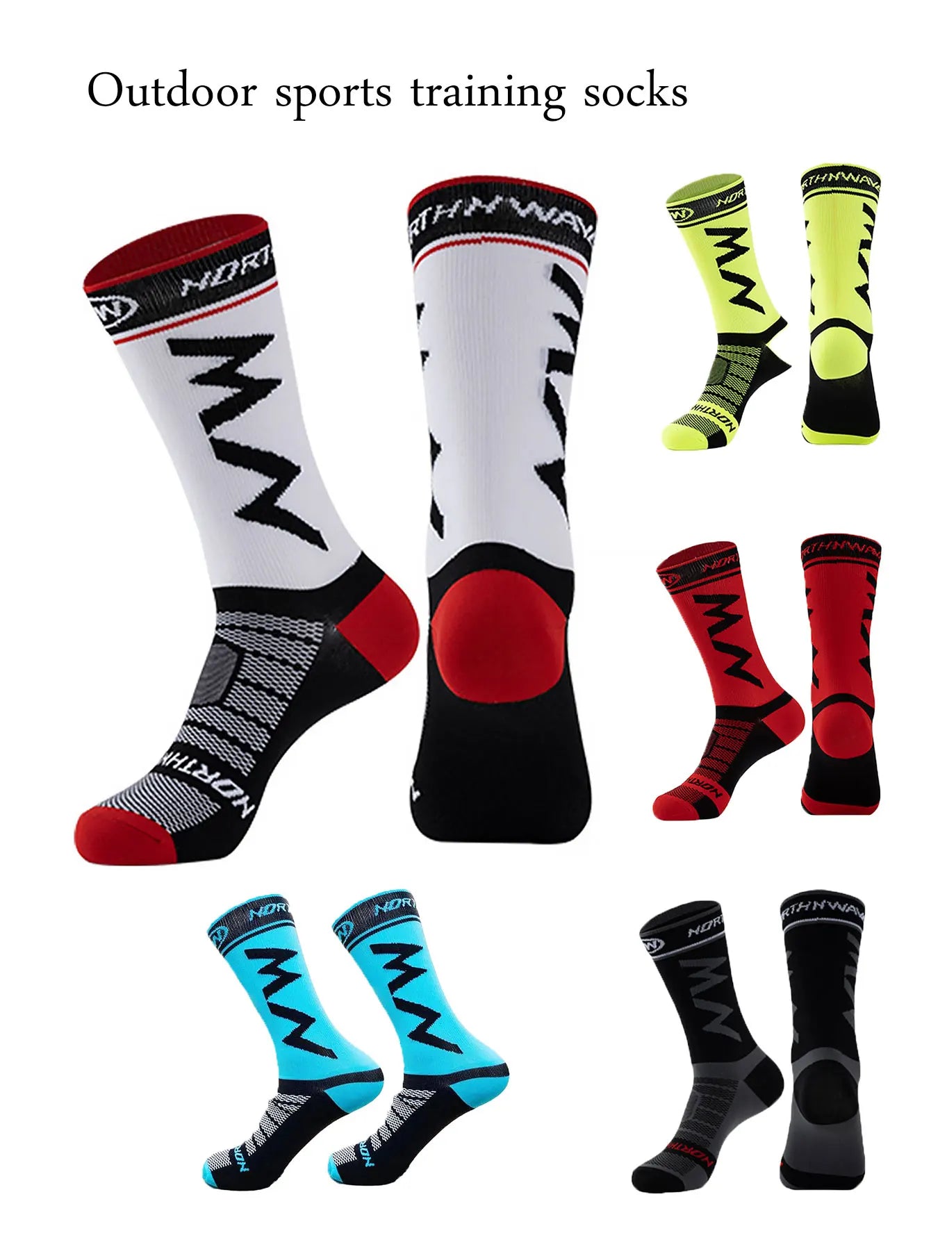 Outdoor running training, cycling sports socks, football socks, basketball socks