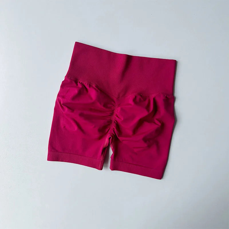 Peach Hip Lifting Sports Shorts Women High Waist and Waist Tightening