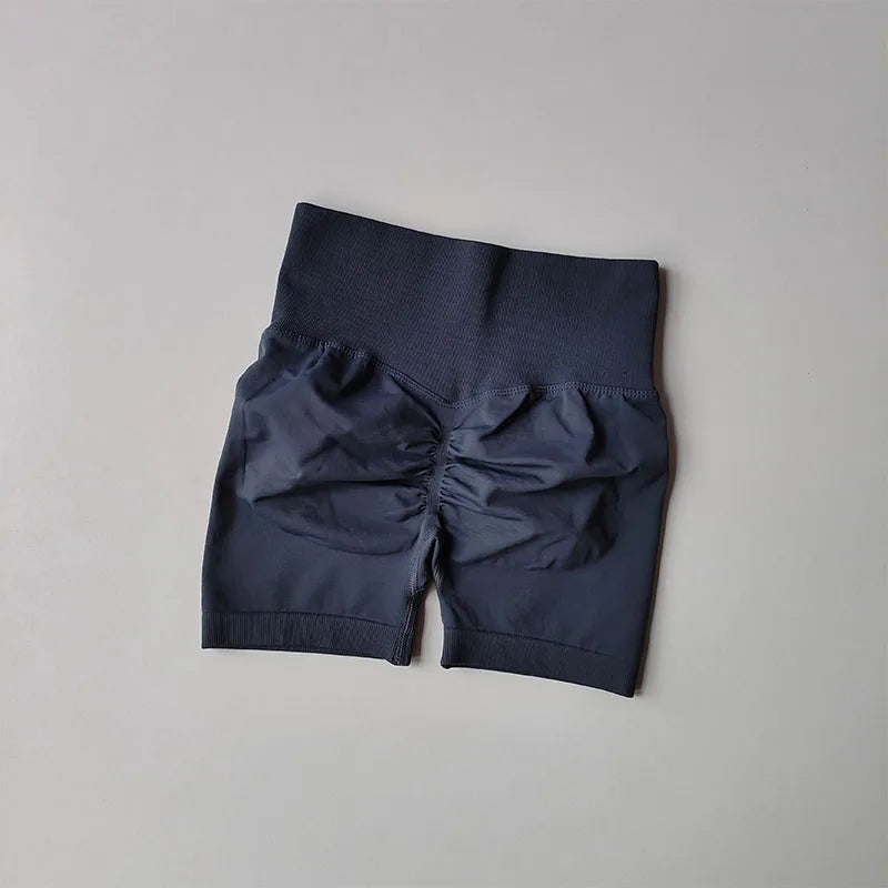 Peach Hip Lifting Sports Shorts Women High Waist and Waist Tightening