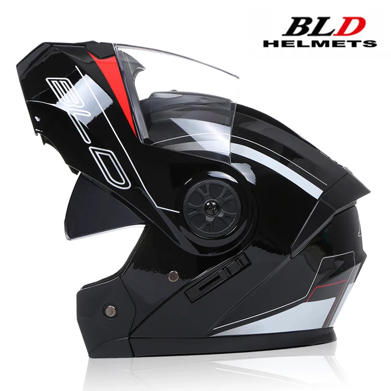 BLD Personalized Motorcycle Full Face Helmet Dual Lens Helmets