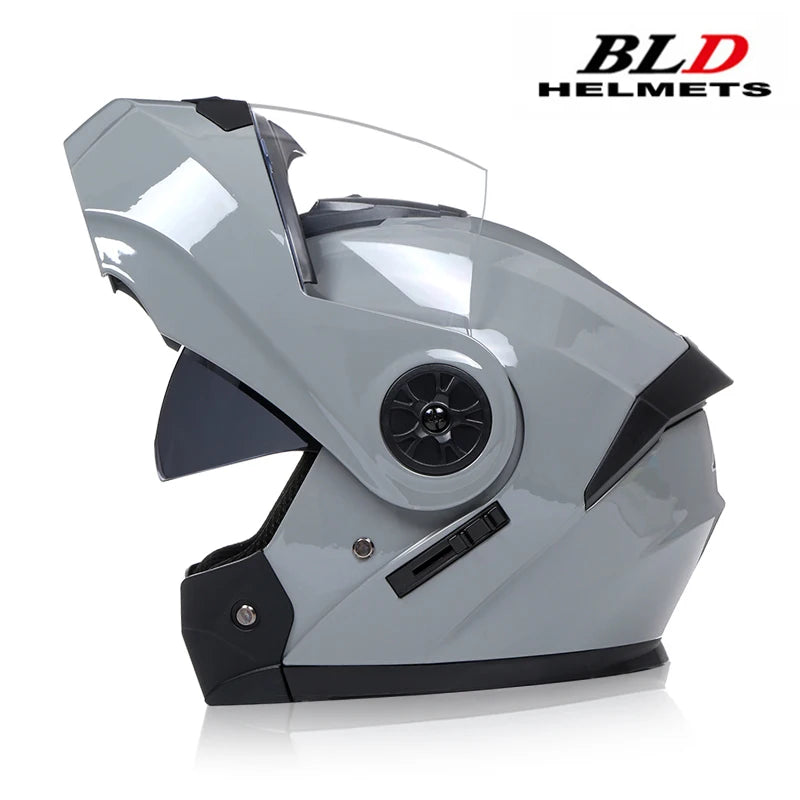 BLD Personalized Motorcycle Full Face Helmet Dual Lens Helmets