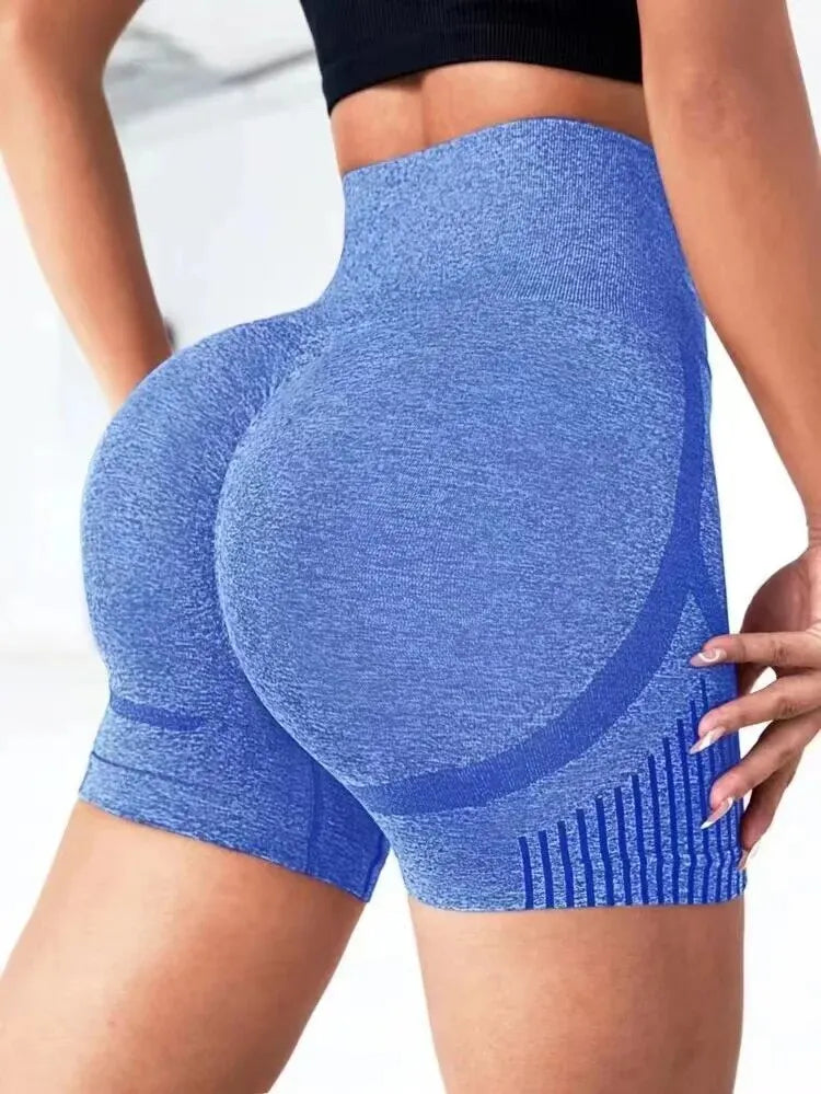 Women Yoga Shorts High Waist Workout Shorts Fitness Yoga Lift Butt Fitness short