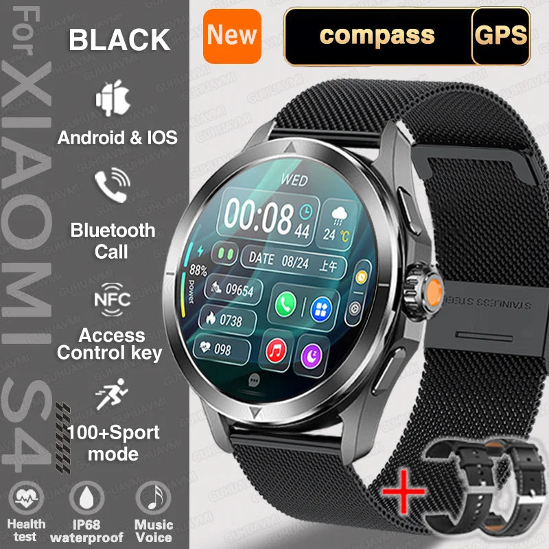 2025 New For Xiaomi S4 Ultra Sports Smart Watch Men