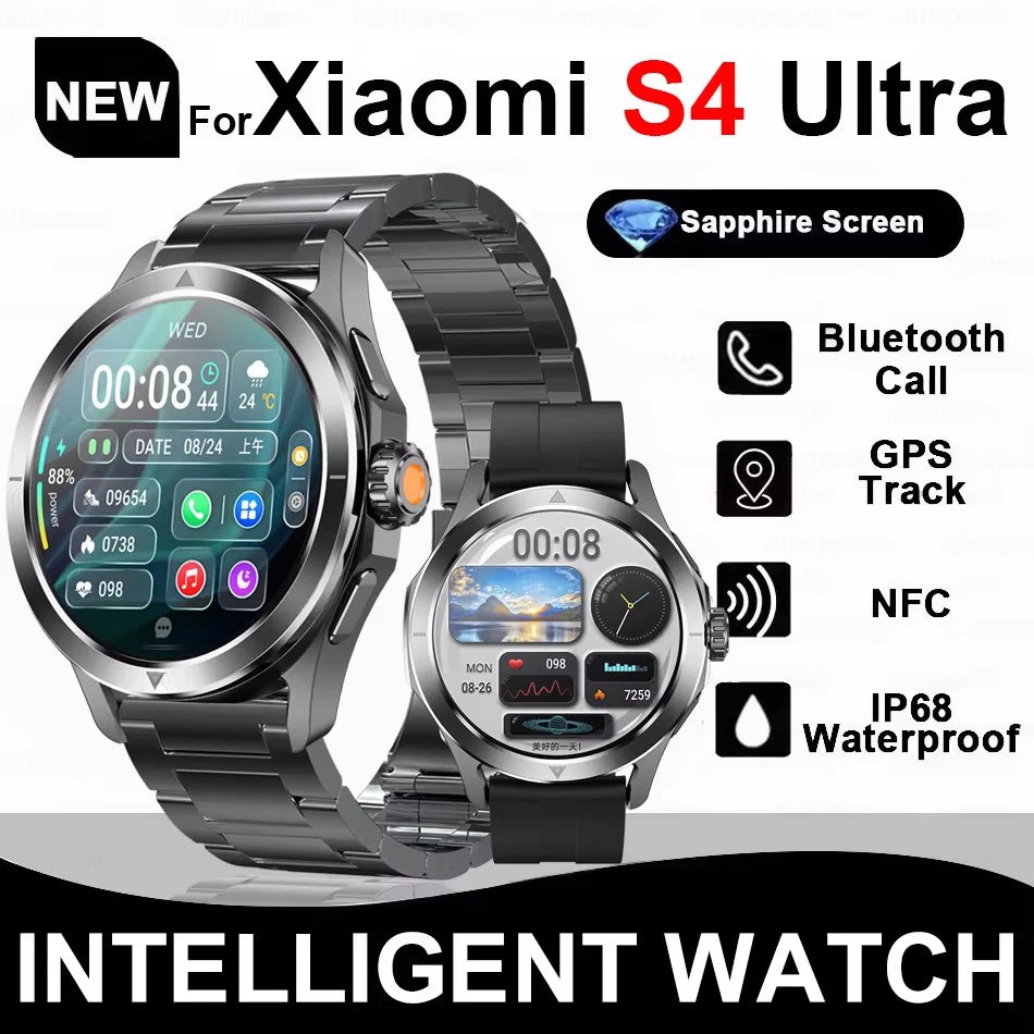 2025 New For Xiaomi S4 Ultra Sports Smart Watch Men