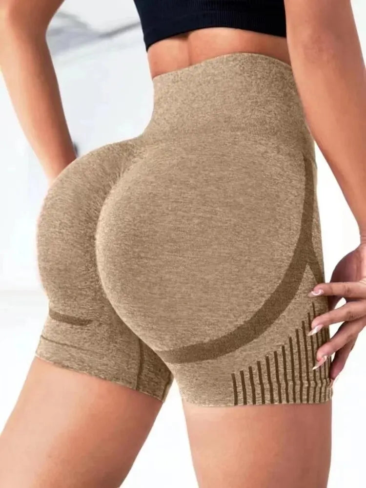 Women Yoga Shorts High Waist Workout Shorts Fitness Yoga Lift Butt Fitness short