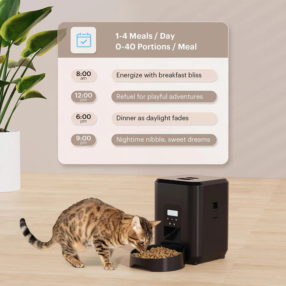 Smart Pet Feeder Automatic Cat Feeder Dog Slow Food Machine Cat Dog Bowl