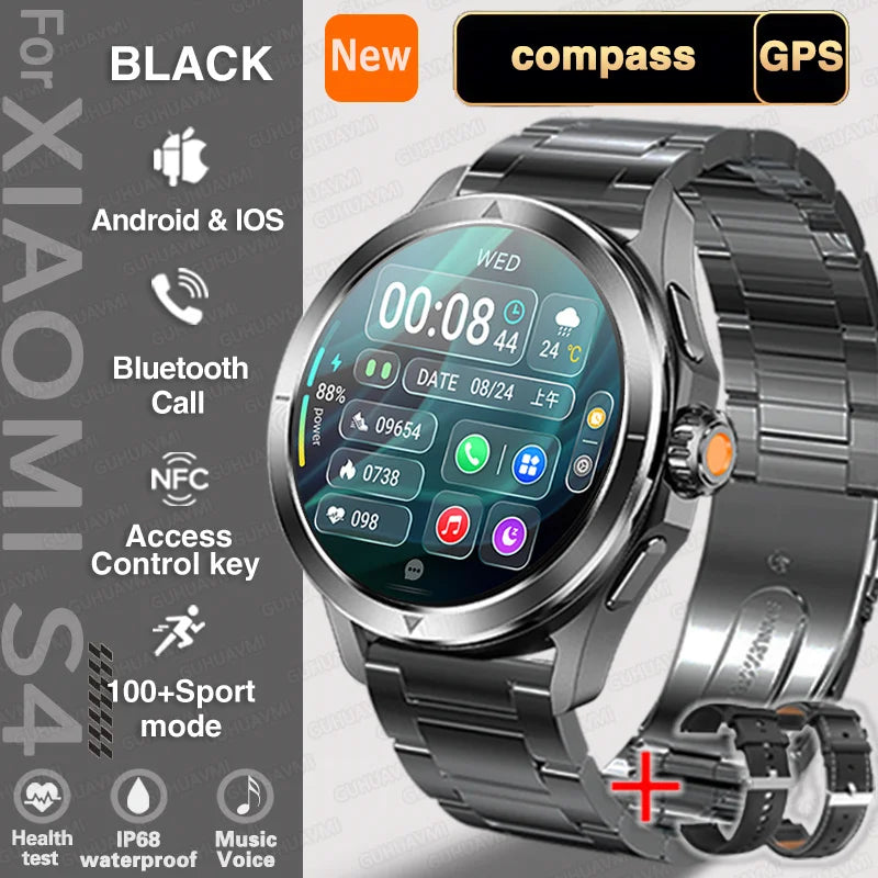 2025 New For Xiaomi S4 Ultra Sports Smart Watch Men