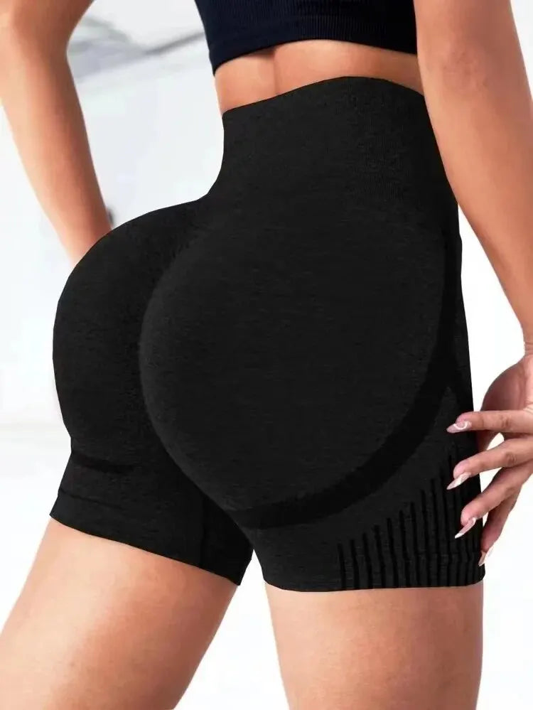 Women Yoga Shorts High Waist Workout Shorts Fitness Yoga Lift Butt Fitness short