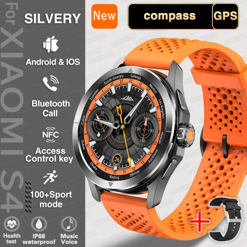 2025 New For Xiaomi S4 Ultra Sports Smart Watch Men